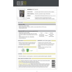 KOLOREKO Tinte natural MORENO - cubre las canas, colorea y protege el cabello - Tinte ecológico 100% Herbal Bio